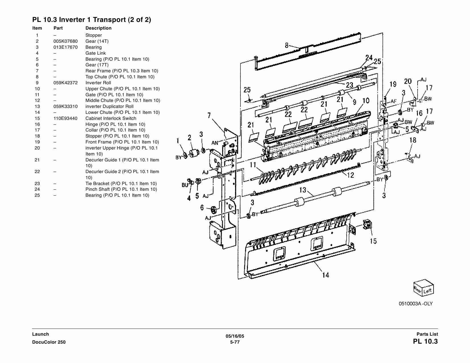 Xerox DocuColor 250 240 Parts List and Service Manual-5